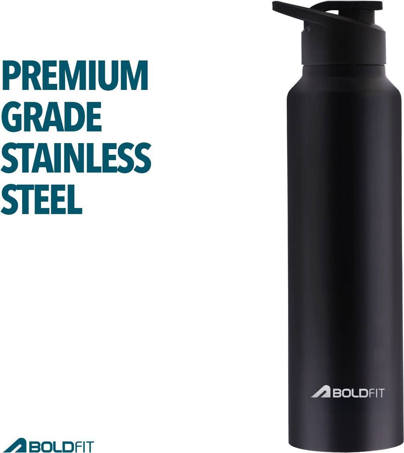 BOLDFIT Steel Sipper Bottles for Adults Steel Sipper Metal 1000 m... more