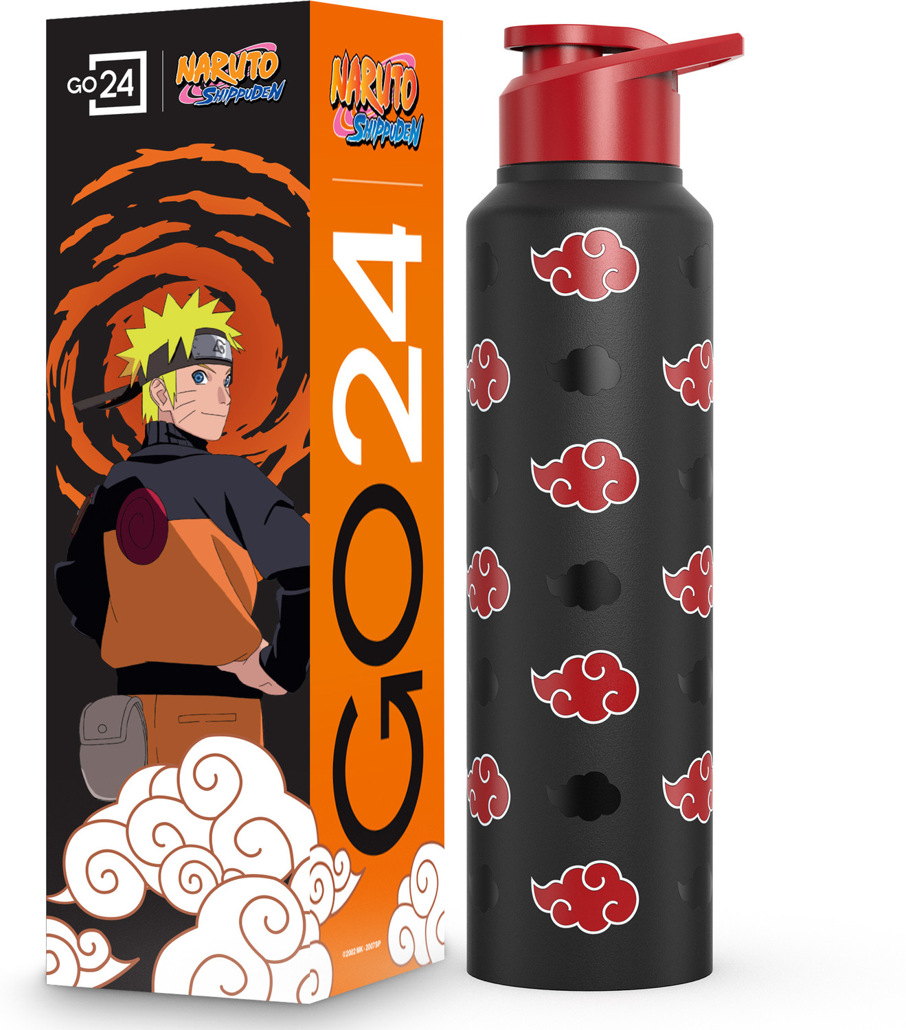 Image of Go24 Stainless Steel Sport /Fridge /Gym /Home /School with Sipper Cap UV Print 950 ml Stainless Steel Bottle