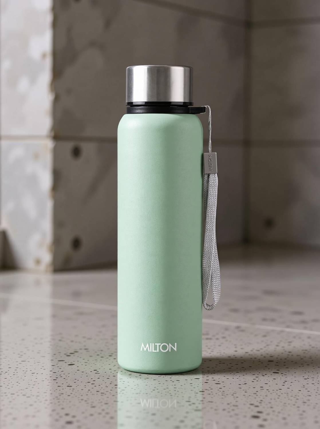 MILTON Brim 1000 875ml Steel Bottle, Light Green - Image 3