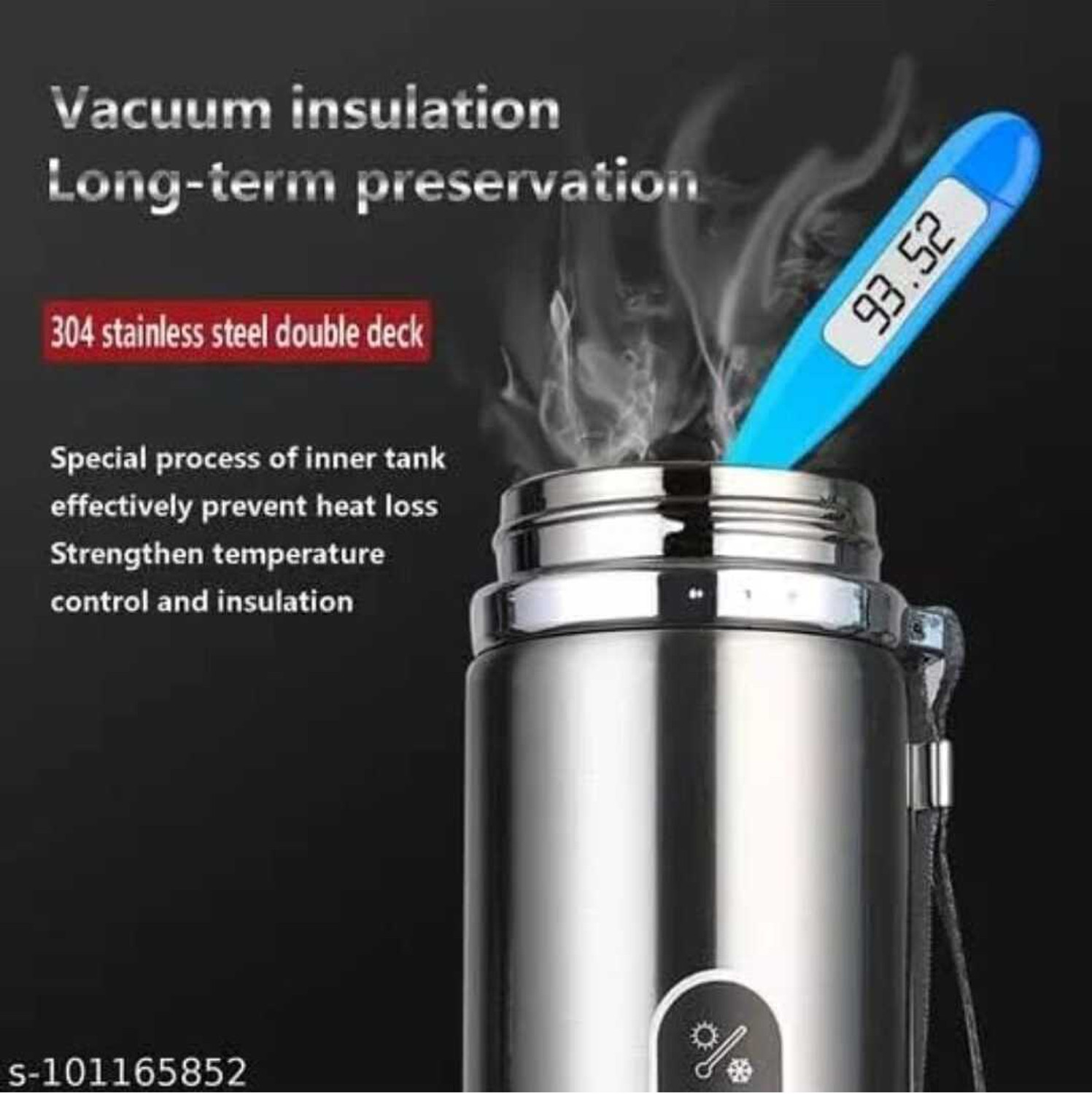 Image of beyondfantasy Vacuum Insulated Flask | Hot or Cold | Eco-Friendly | Stainless Steel 1000 ml Stainless Steel Flask