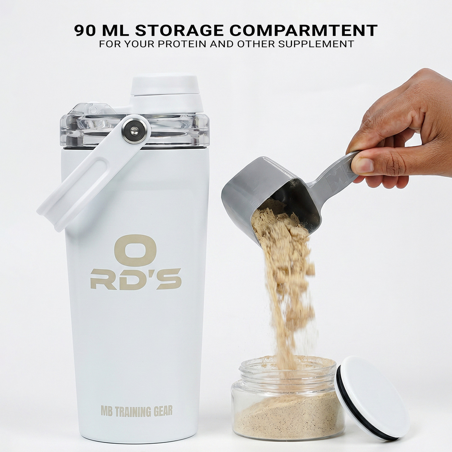 Image of MUSCLEBLAZE ARC 600 ml Stainless Steel Shaker