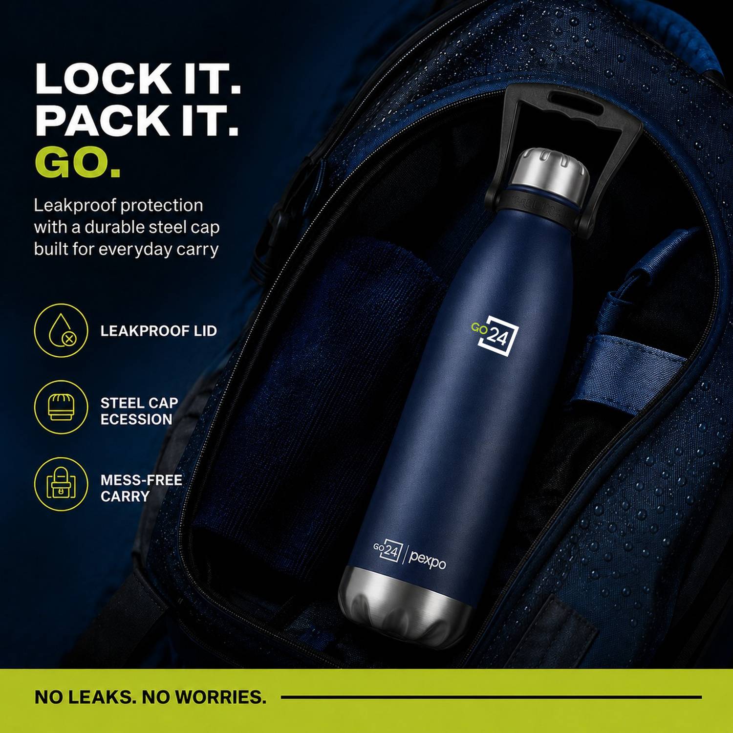 Go24 Echo 1500 ml Thermosteel Flask - Image 5