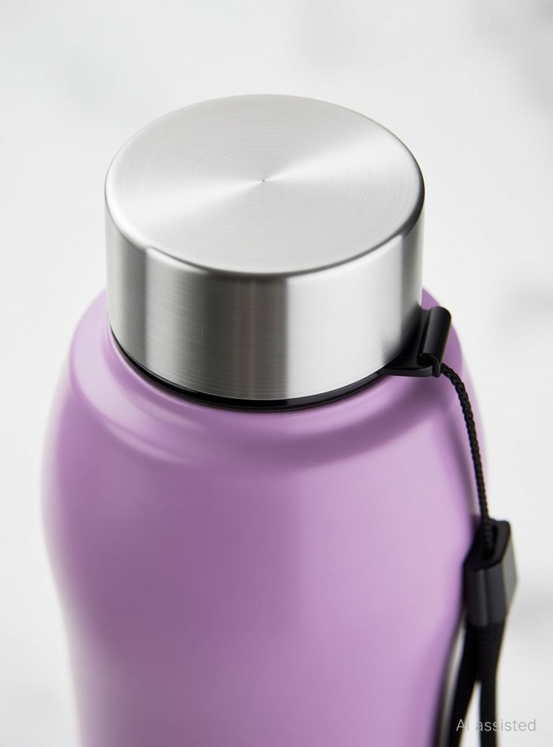 Image of ELINOR AMAZING SINGLE WALL STAINLESS STEEL BOTTLE IN PURPLE COLOR FOR KIDS AND ADULTS 1000 ml Steel Bottle