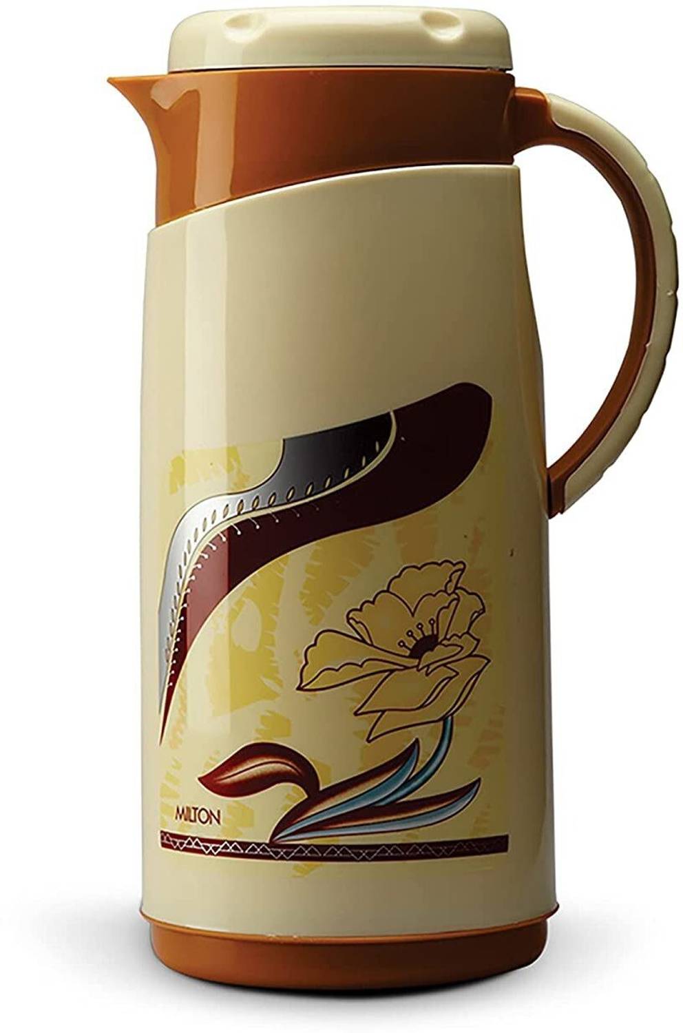 MILTON Viva Tuff Jug Vacuum Insulated Water Jug( Stainless Steel Inside) 1000ml 1000 ml Plastic Flask