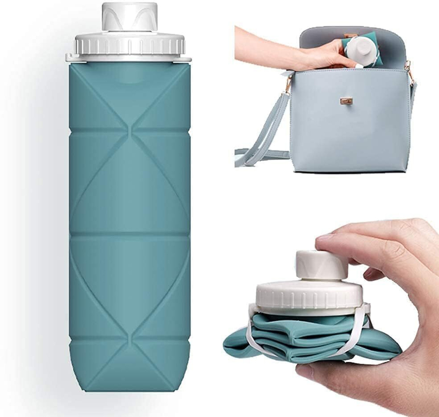 Image of Uniquecartel Silicone 600 ml Water Bottle