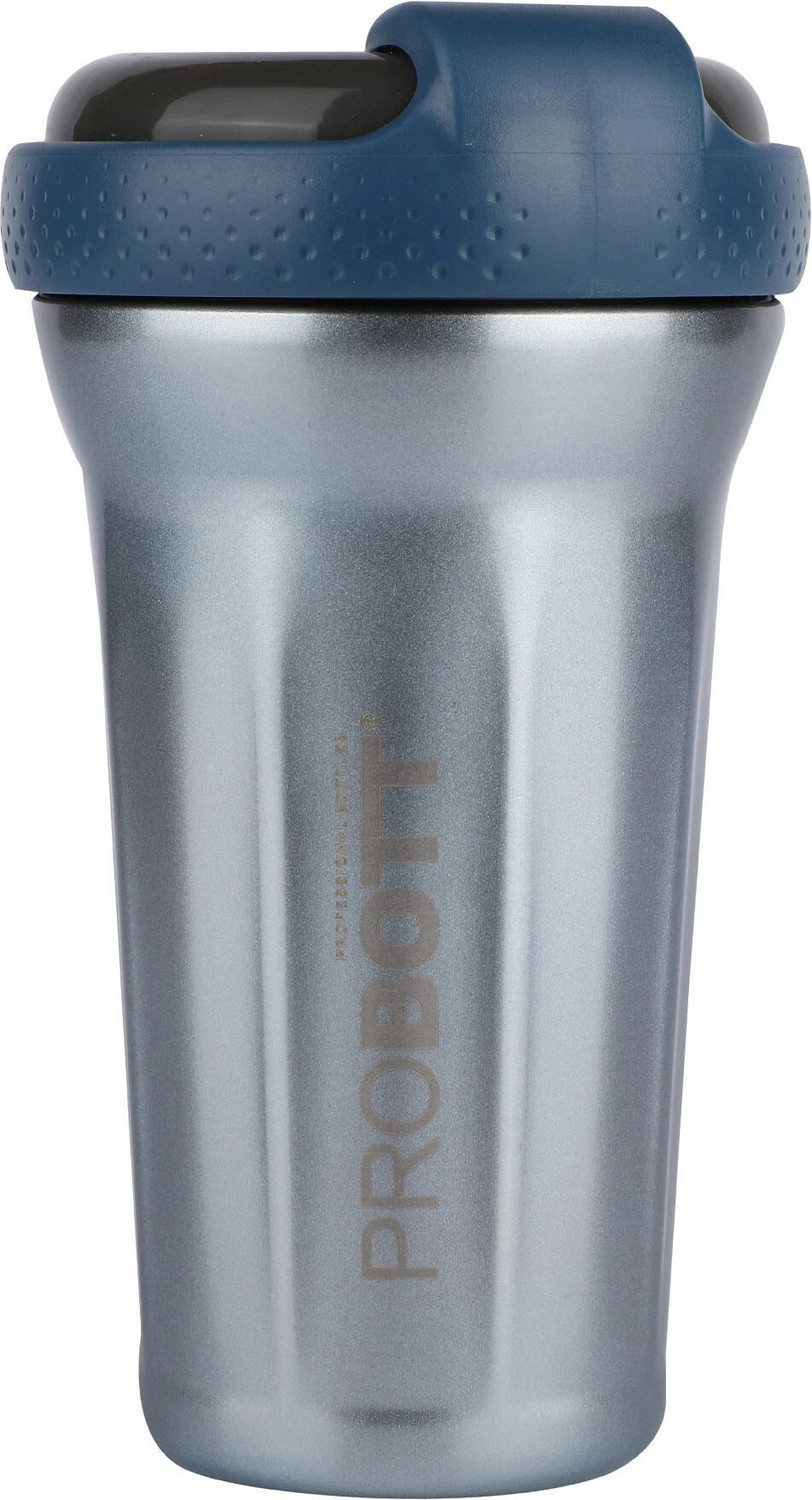 Image of PROBOTT Thermosteel Elegant Shaker for Protein Shake Gym -Blue 500 ml Steel Shaker