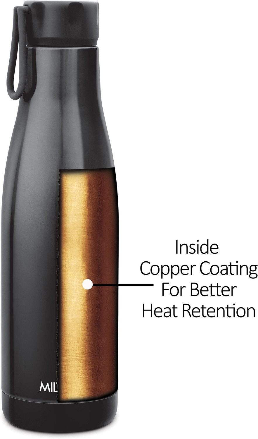 Image of MILTON Fame 1000 1000 ml Steel, Copper Bottle