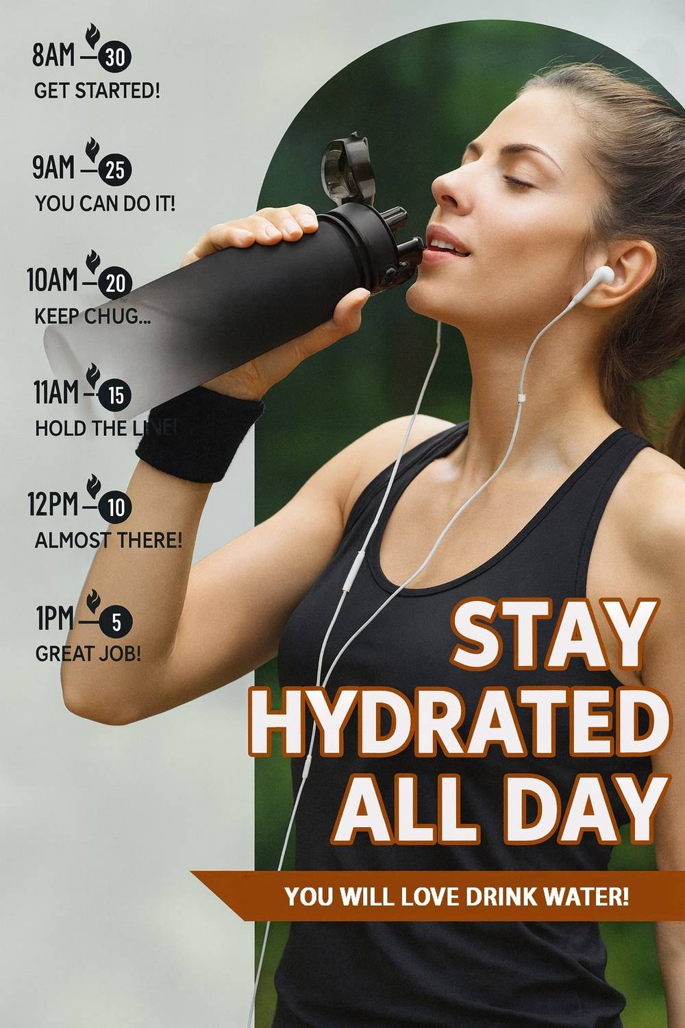 HSR 1000 ml Plastic Water Bottle - Image 2