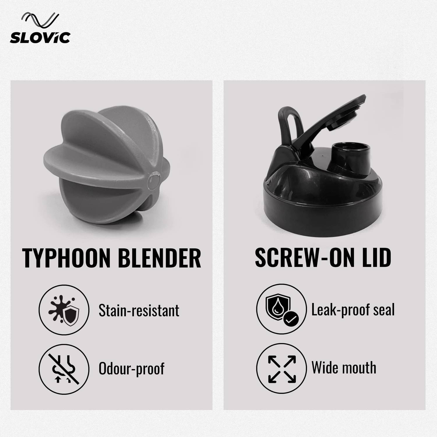 SLOVIC Leak-Proof Gym Protein Shaker 700 ml - Image 3