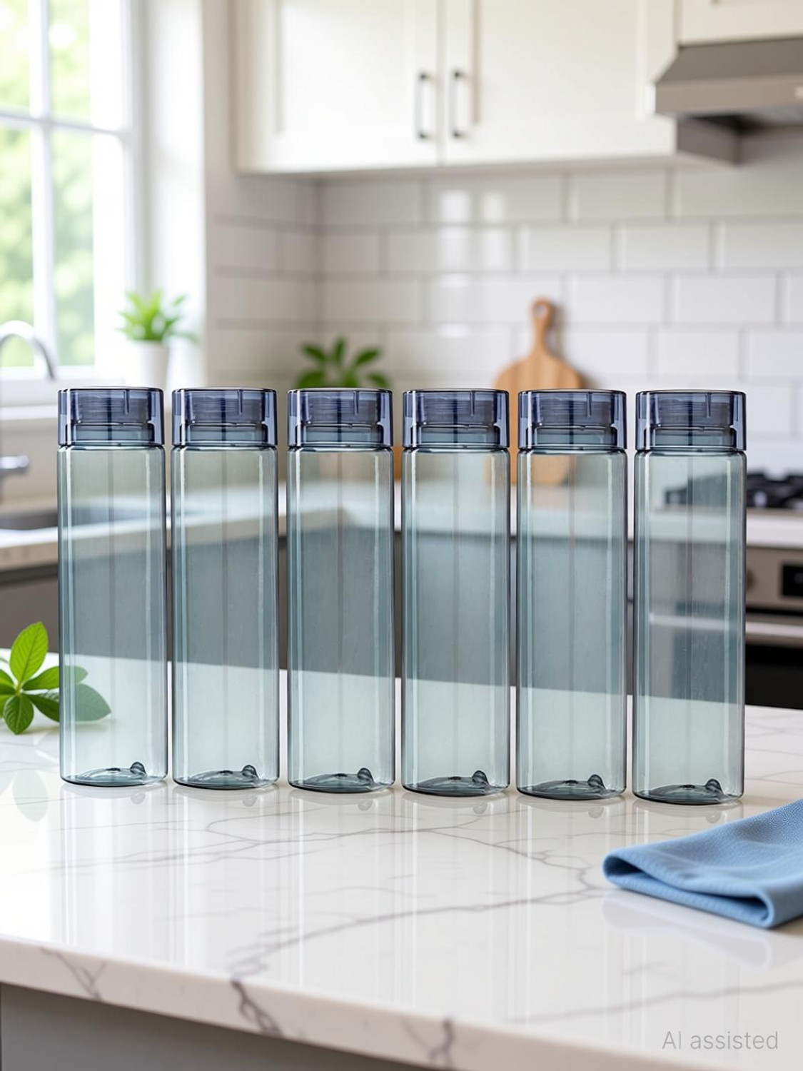 Image of DEEJET Plastic Water Bottle Break Proof, Multipurpose, BPA Free, Food Grade Bottle 1000 ml Plastic Bottle