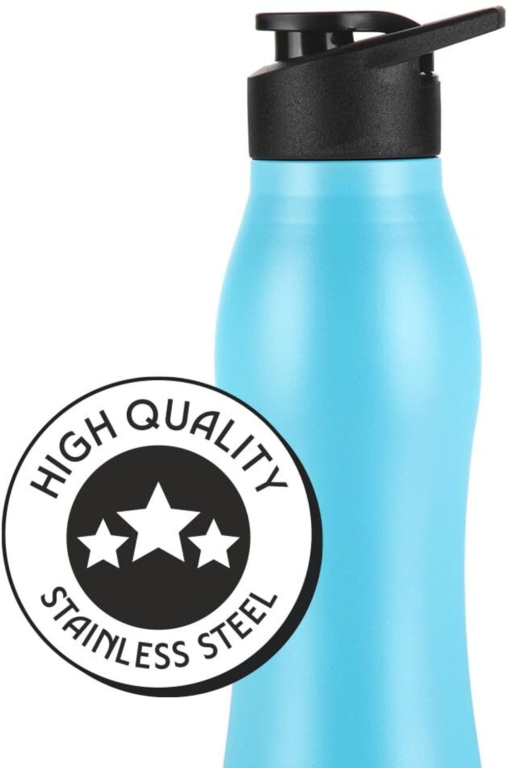 Image of BOROSIL 950ml Grip Go Steel Water Bottle, Single Wall, Leakproof, BPA Free 950 ml Steel Bottle