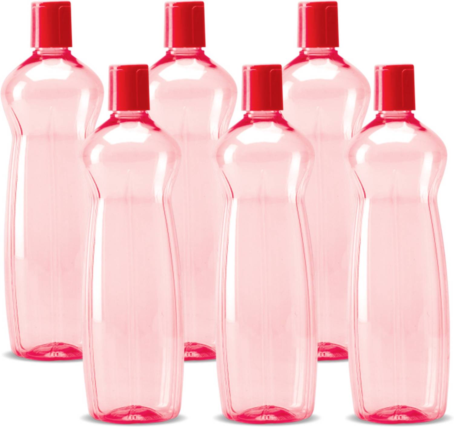 MILTON Pacific Water Bottle Pack of Red 1000 ml PET Bottle