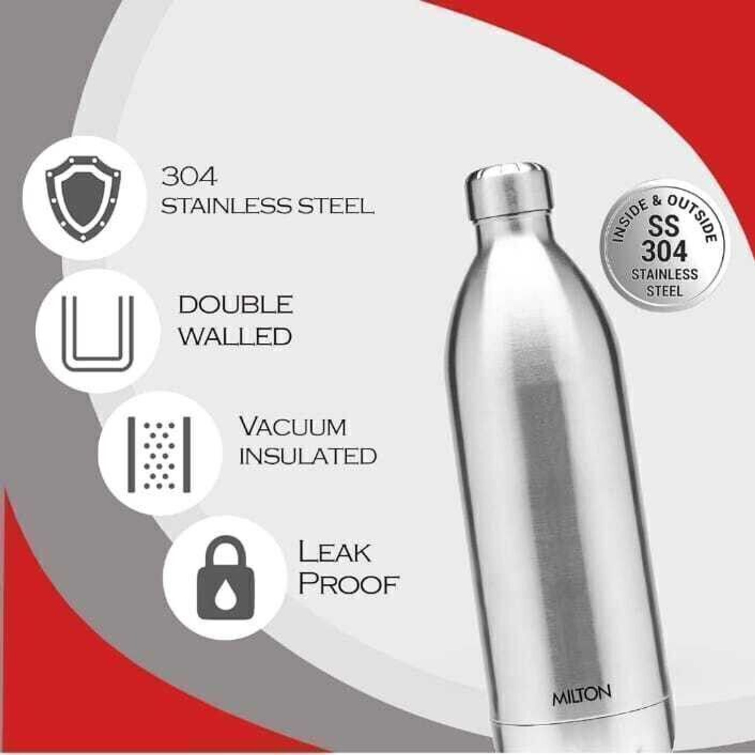 Image of MILTON Duo DLX 1800 ml Steel Flask