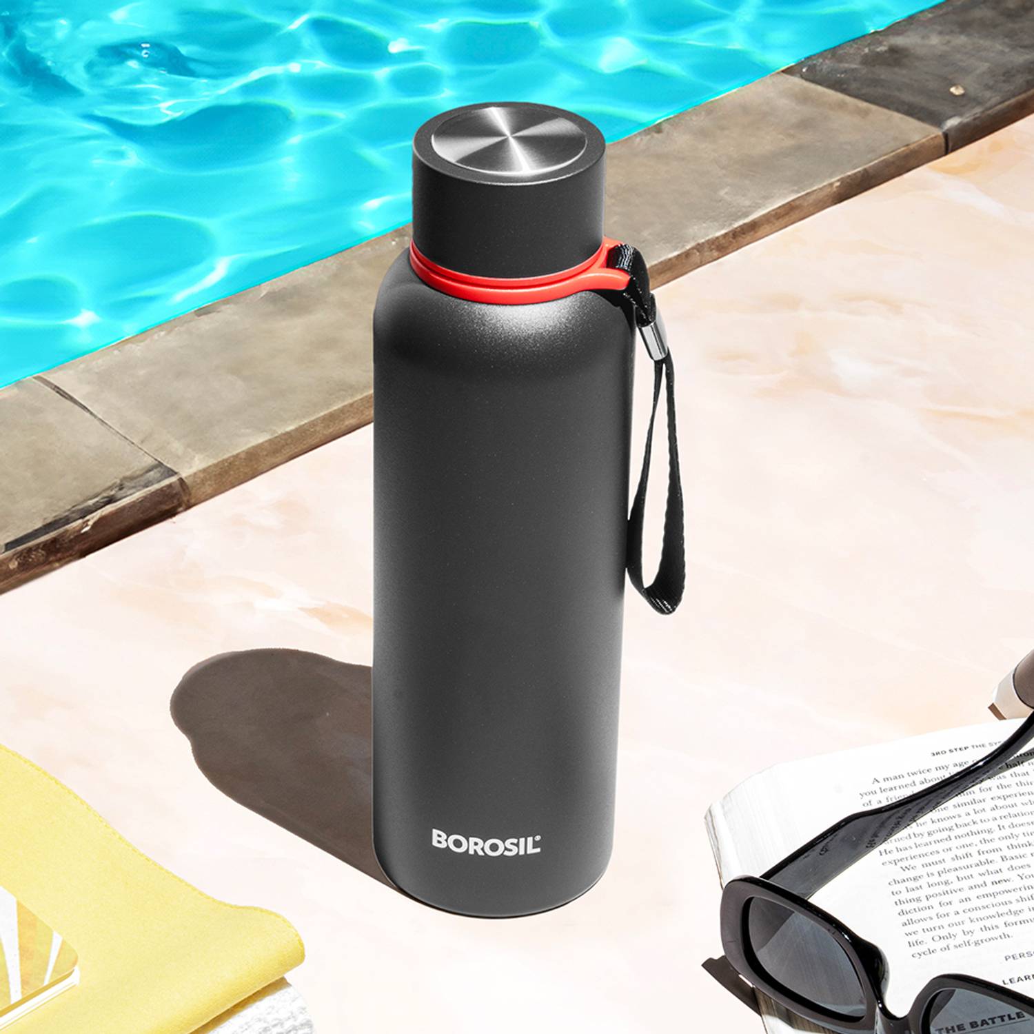 BOROSIL Trek 700ml Vacuum Insulated Water Bottle - Image 4
