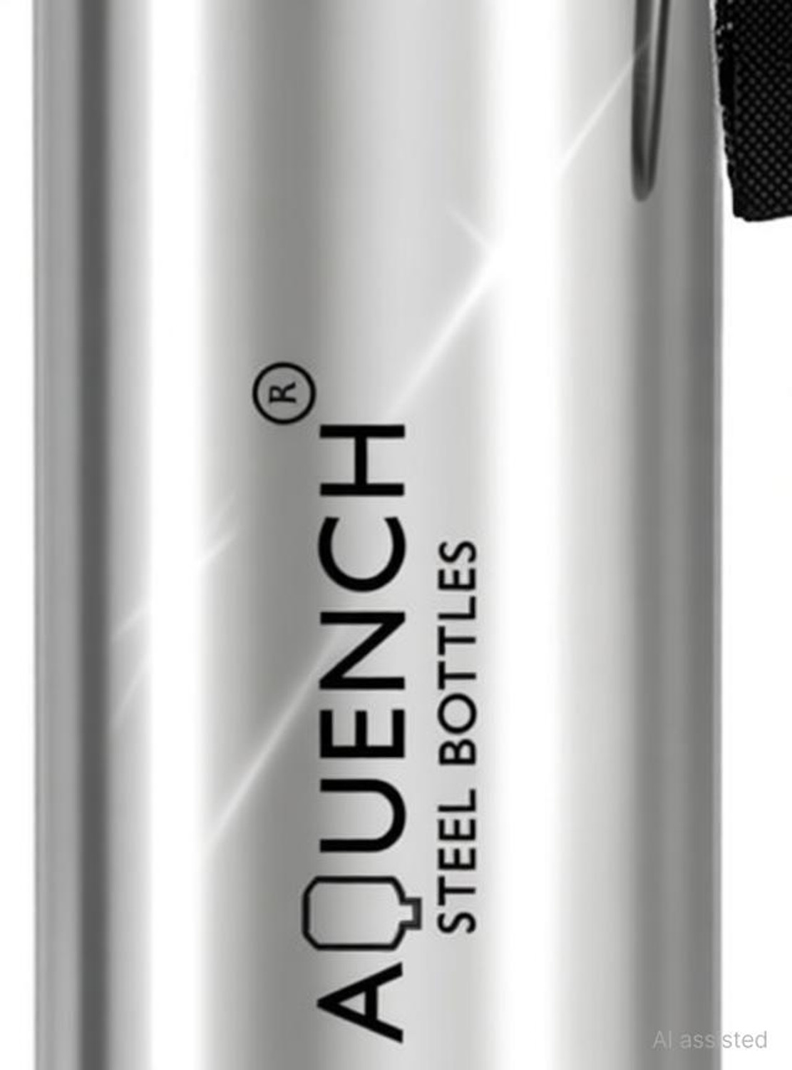 Image of AQUENCH Lean Stainless Steel 1L Water Bottle Combo for Fridge, Office, Gym & Home Use 1000 ml Stainless Steel Bottle