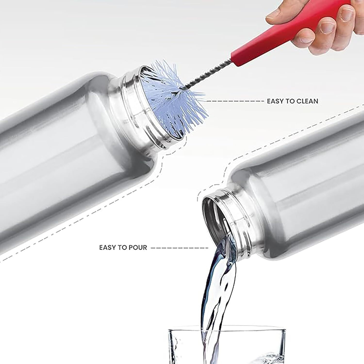Image of MILTON Aqua 1000 ml Stainless Steel Bottle