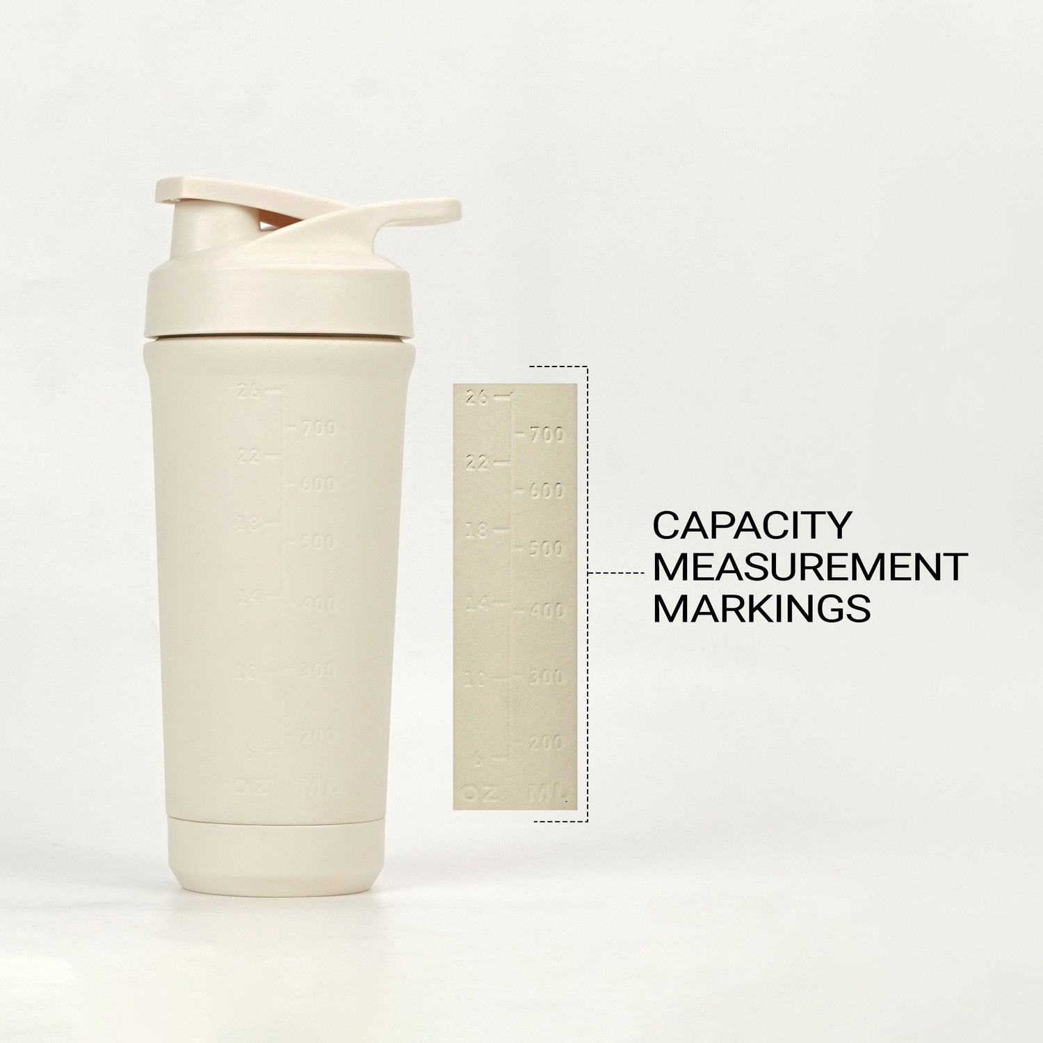 Image of MUSCLEBLAZE Stainless Steel Gym Shaker Pro 700 ml Stainless Steel Shaker