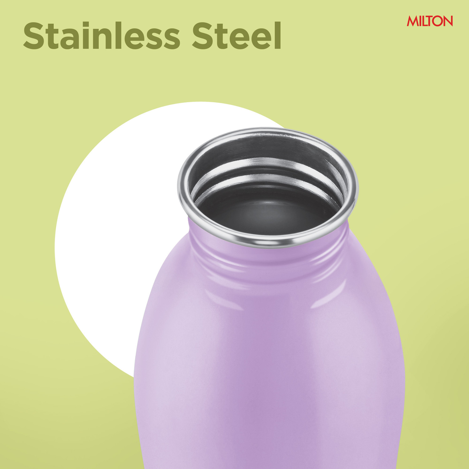 Image of MILTON Immerse 750 Stainless Steel Water Bottle Single Walled ISI Certified 750 ml 750 ml Steel Bottle