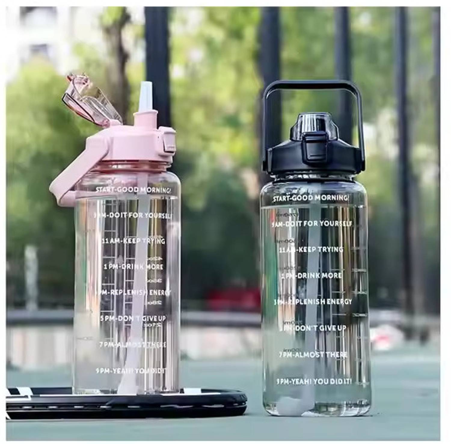DXDT 2L Motivational Water Bottle - Image 2