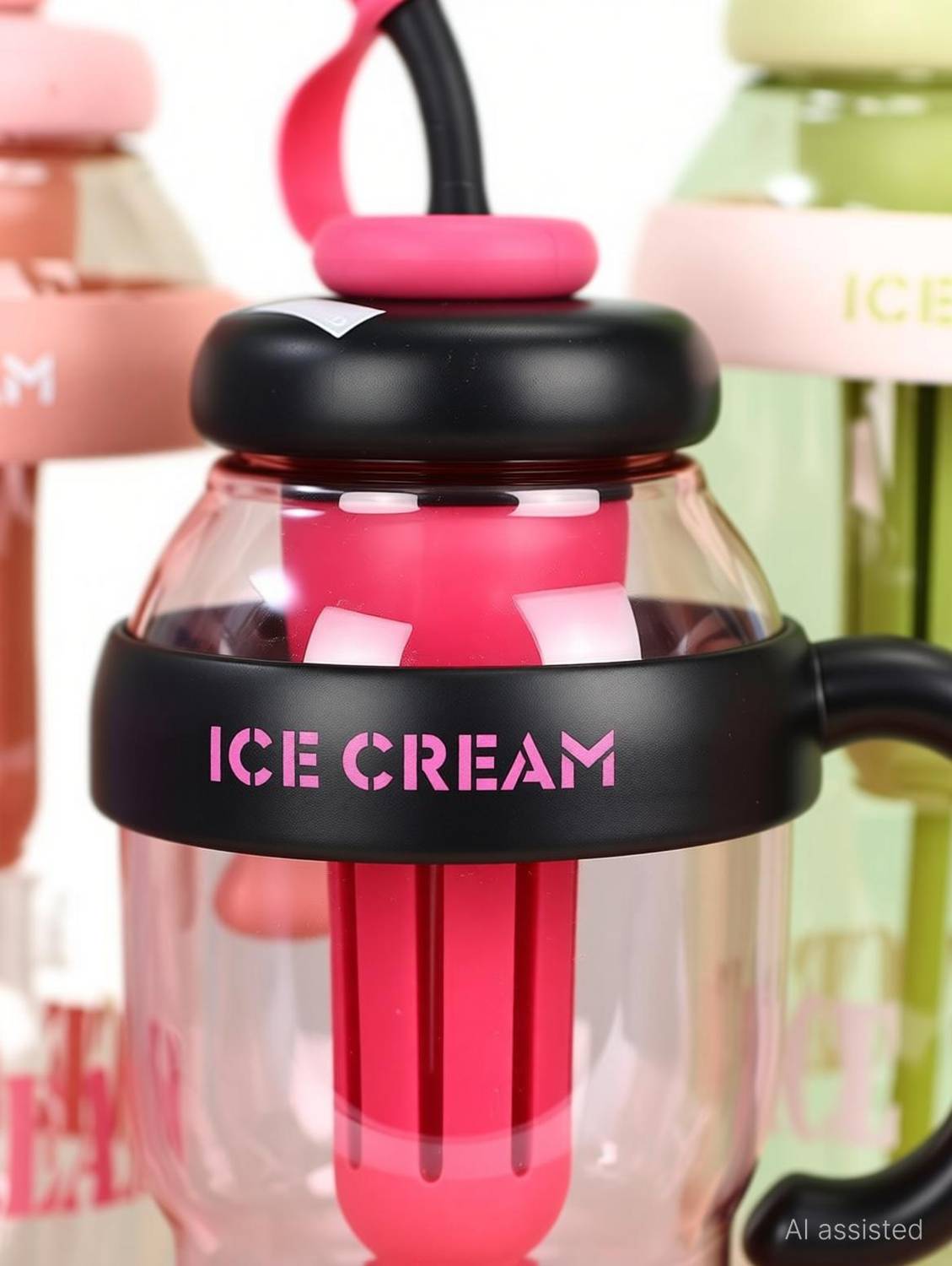 Dharmikay Ice Cream Bottle 1200 ml White Pack of 1 - Image 3