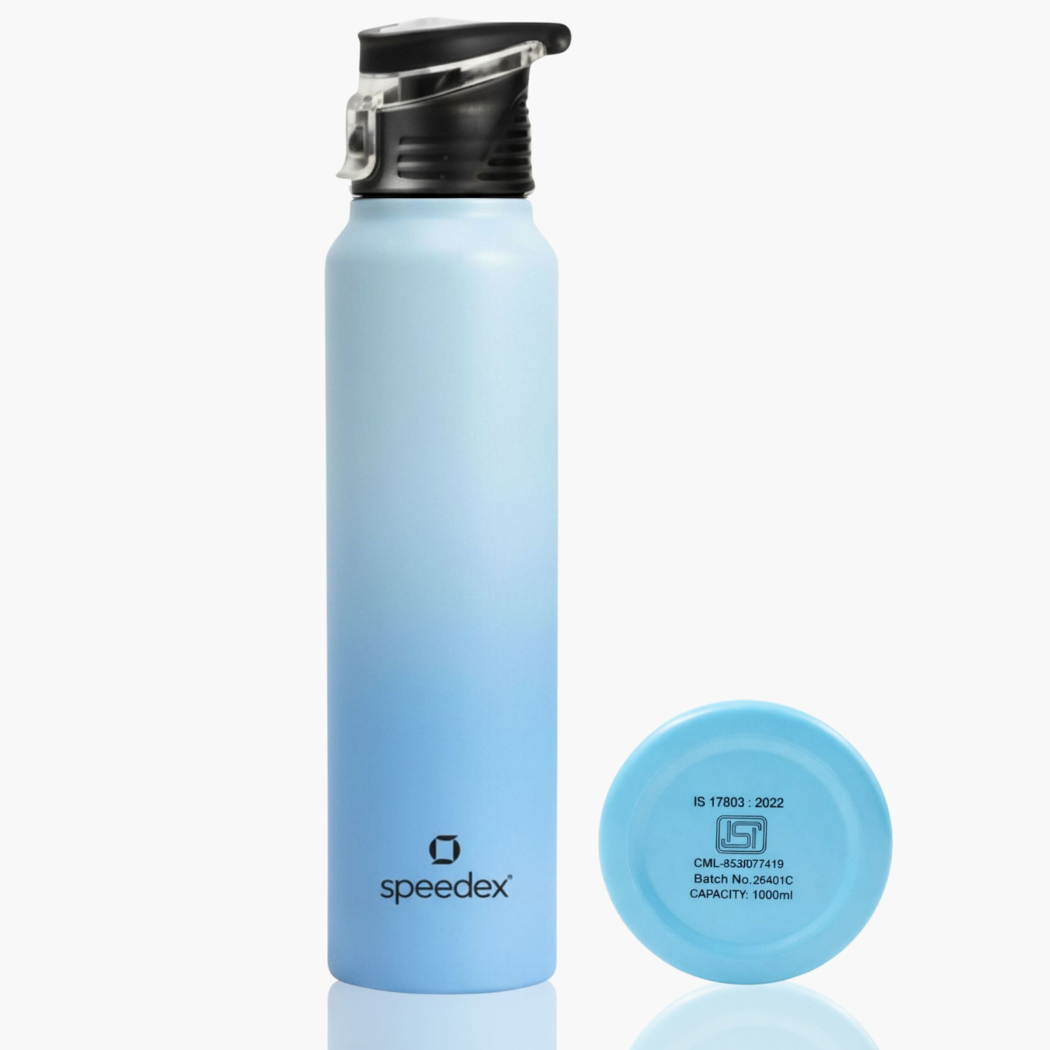 Image of SPEEDEX Water Bottle 1 Ltr for Men, Women, Kids, Adults, School 1000 ml Stainless Steel Bottle