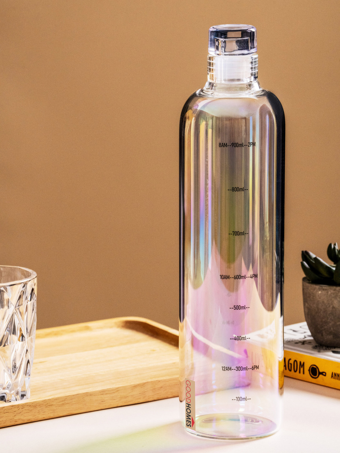 Image of Goodhomes Glass Bottle with Lid 1000 ml Glass Bottle