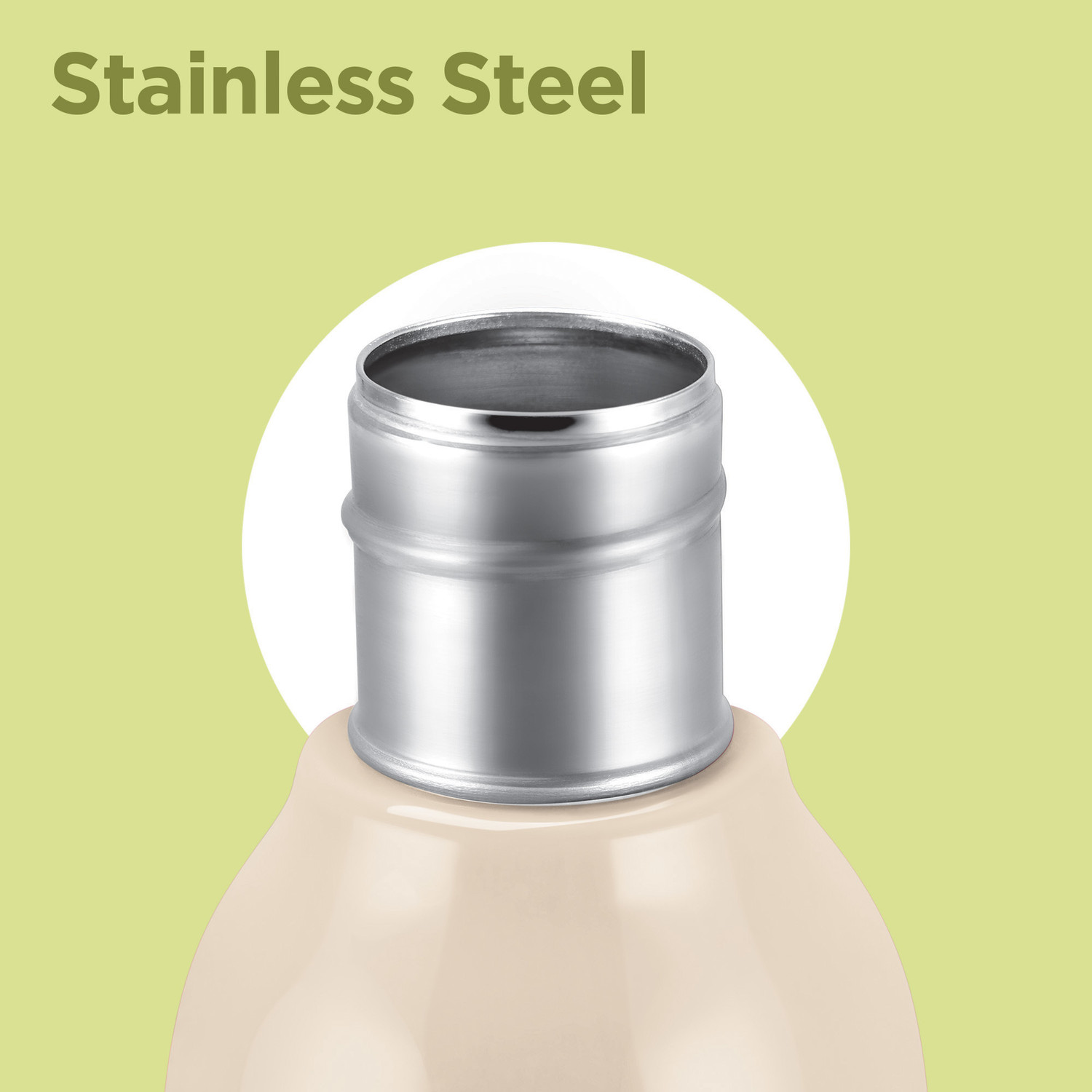 Image of MILTON Steel Linear 900 Thermoware PU Insulated 680 ml Hot & Cold Water Bottle 680 ml Plastic Bottle