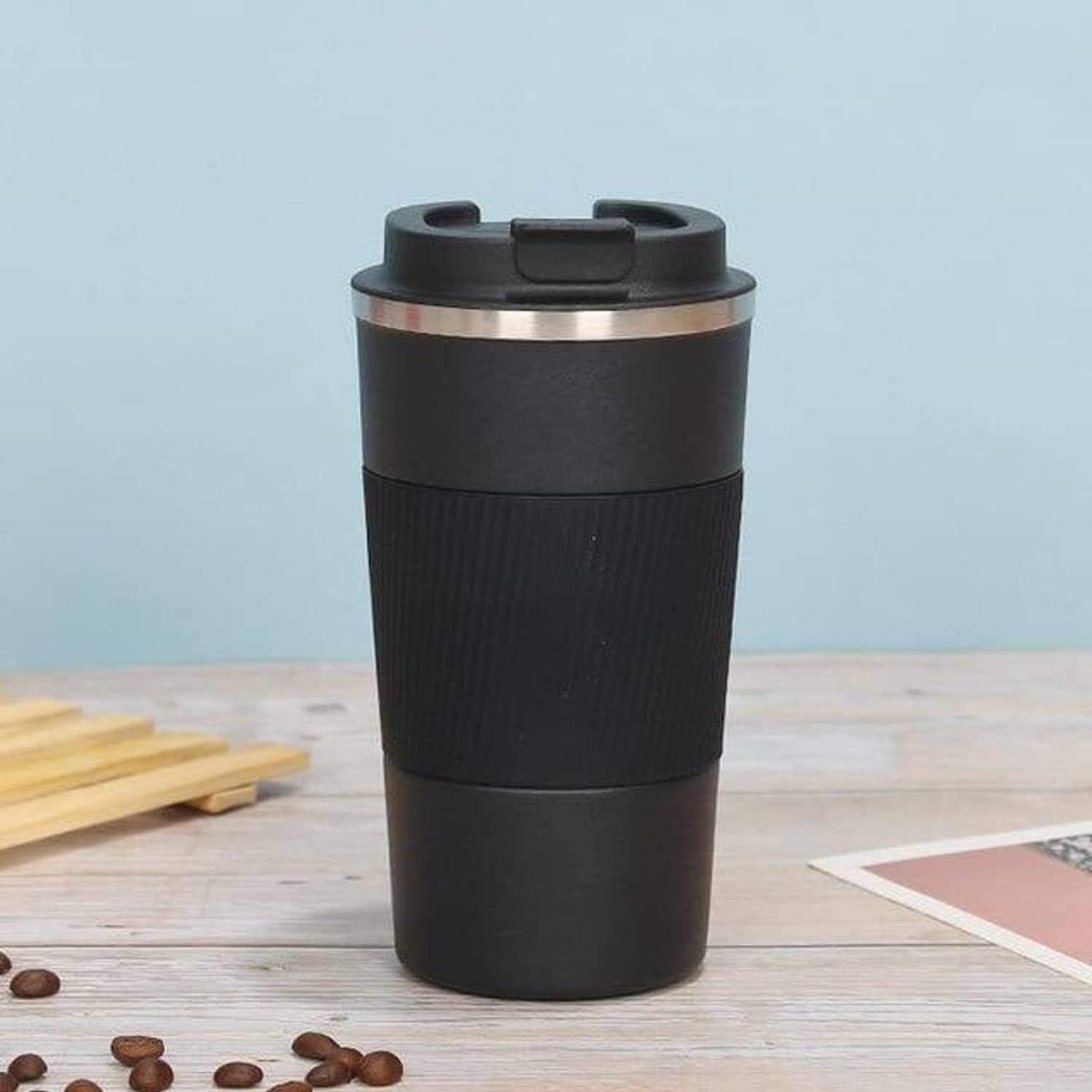 AANZIA Leakproof Travel Portable Coffee Cup Stainless Steel 550 ml Steel Bottle