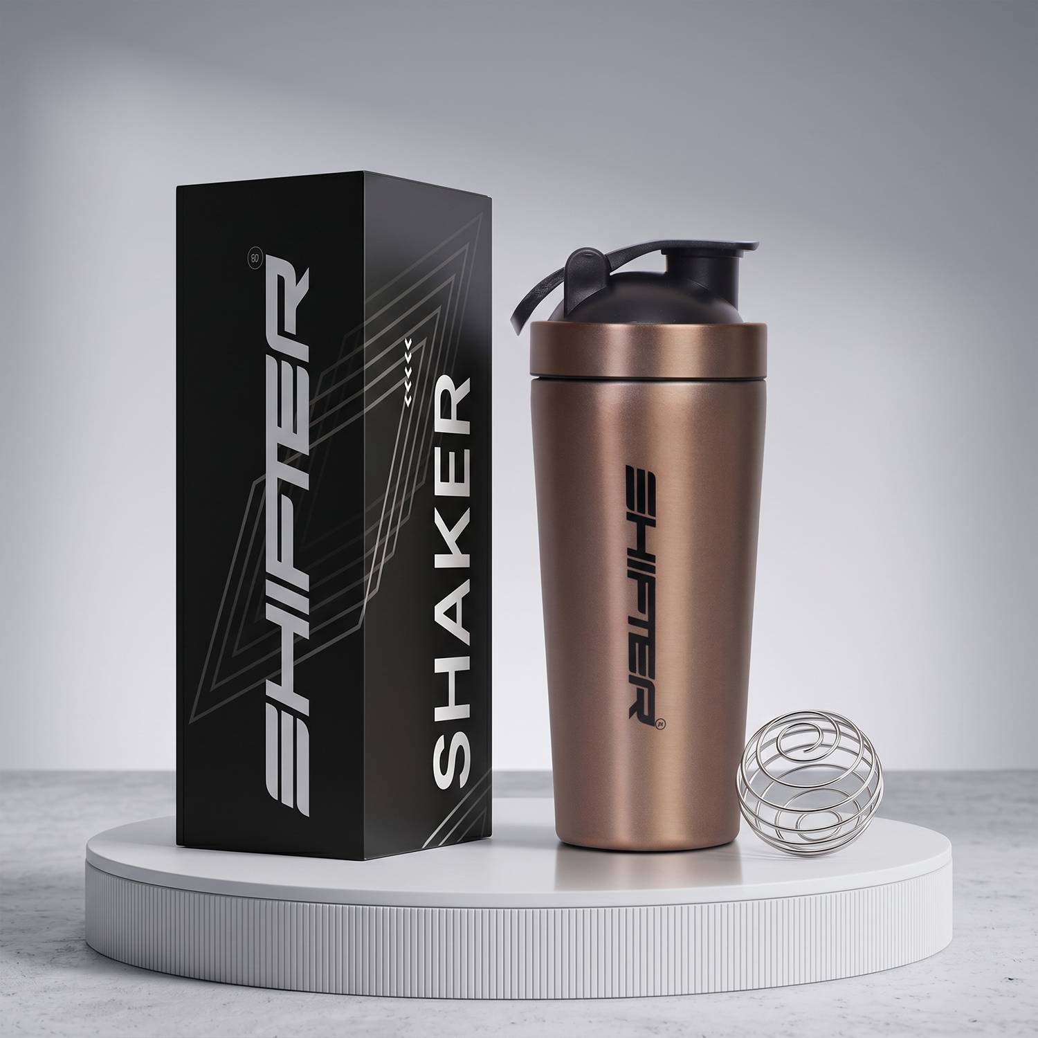 SHIFTER Gym 700 ml Stainless Steel Shaker Bottle - Image 1