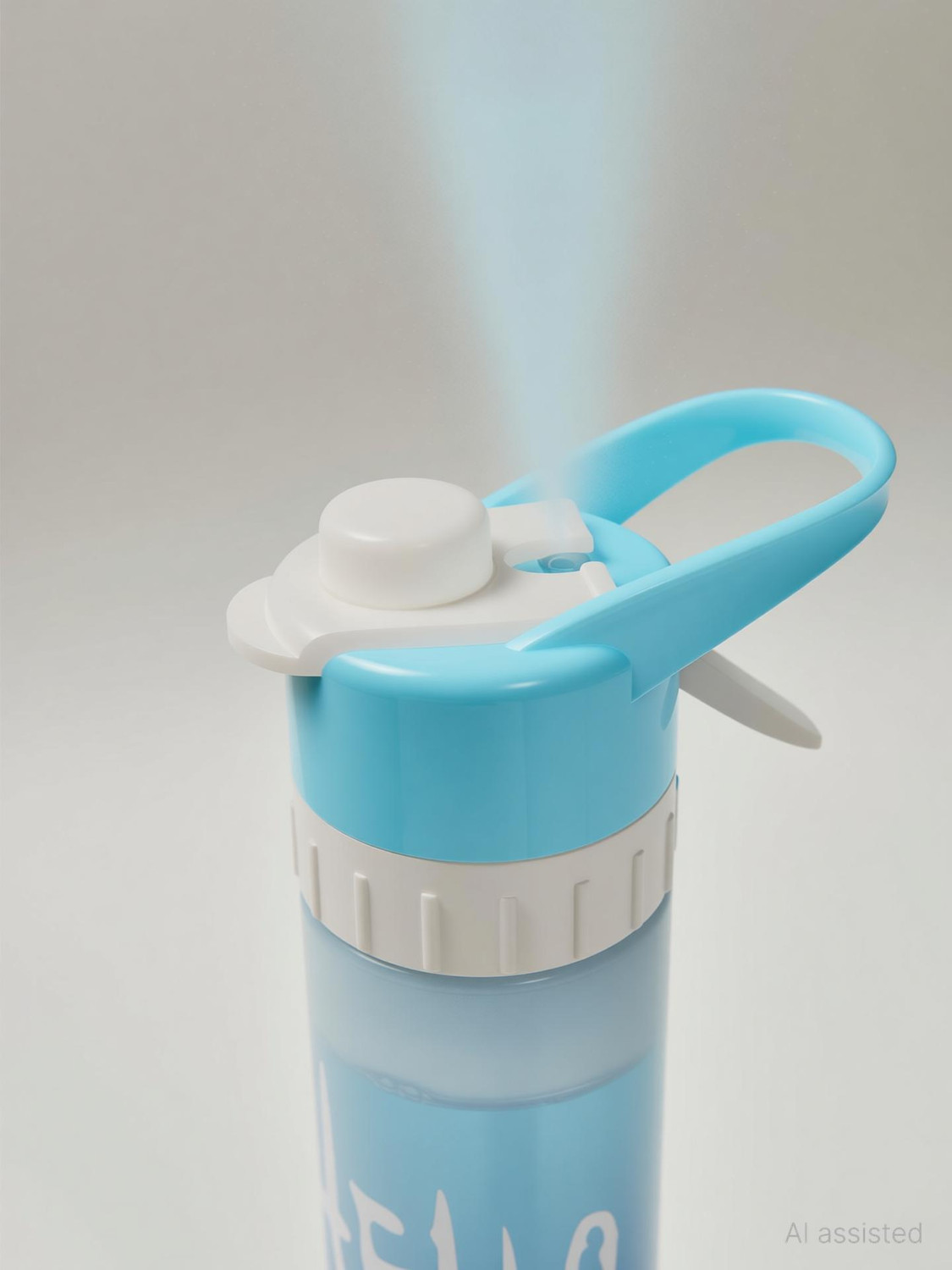 Image of Halohop Sports Unbreakable Mist Spray Water Bottle - Leak Proof-Free Cool Summer 650 ml Plastic Spray Bottle