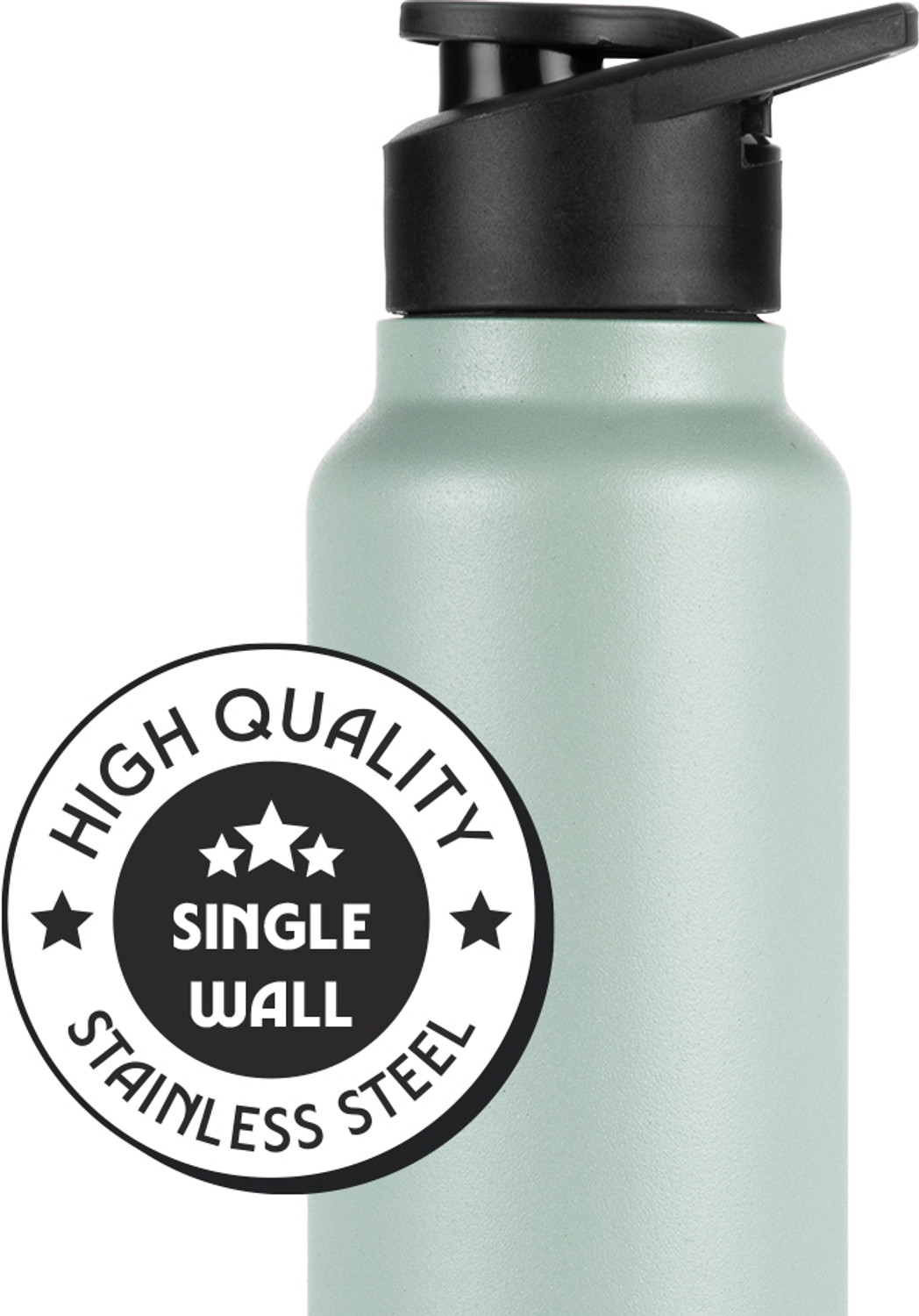 Image of BOROSIL 840ml Sipfresh Mint Single Wall Water Bottle for Office, School, College & Gym 840 ml Steel Bottle