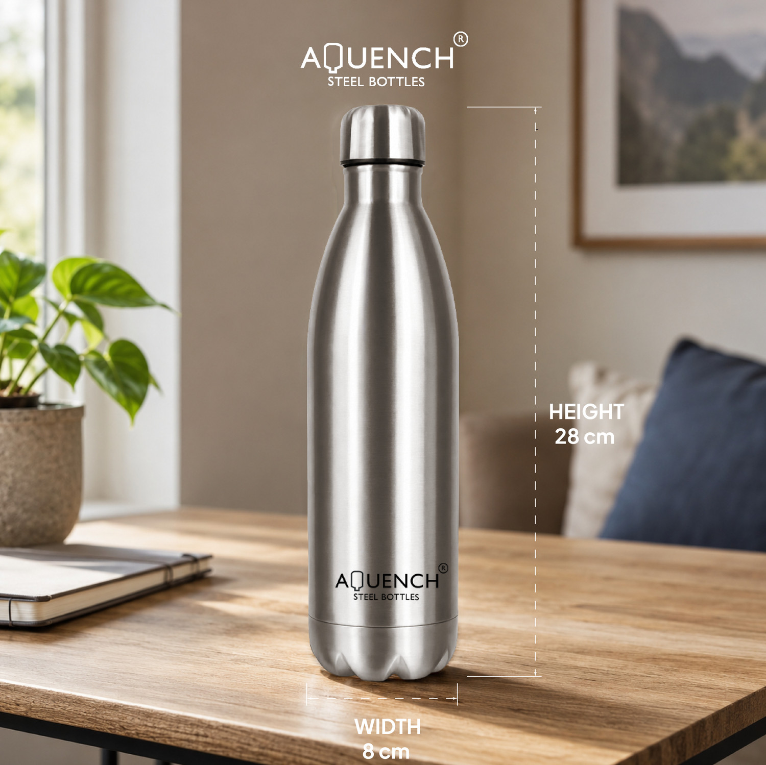Image of AQUENCH Cola VACUTECH 1000 ml Steel Bottle