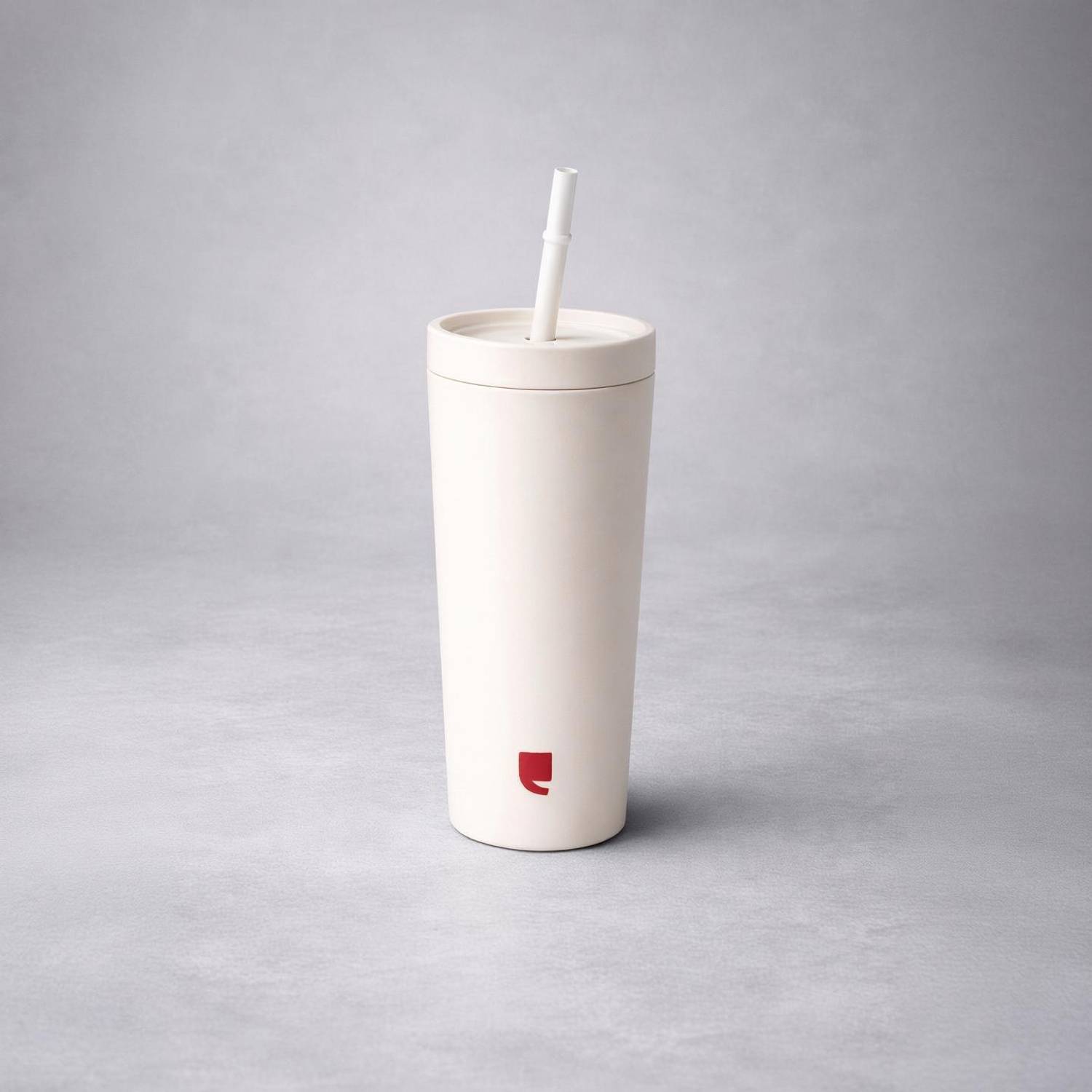 Café Coffee Day Rubber sipper white 530 ml Plastic Shaker