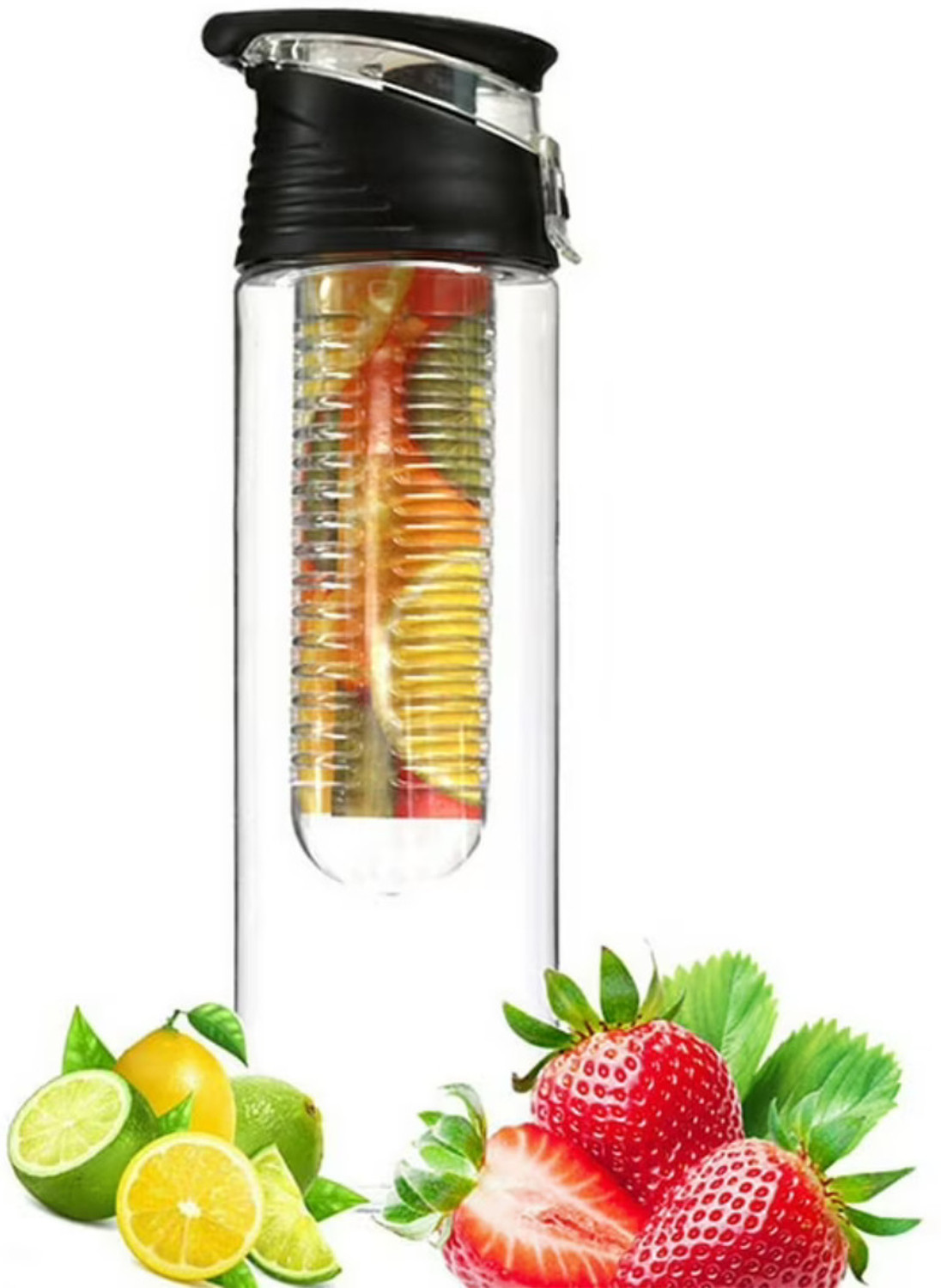 Image of SLBB Fruit Infuser Water Bottle, BPA Free, 750 ML, 25 OZ Weight Loss & Detox 750 ml Plastic Bottle