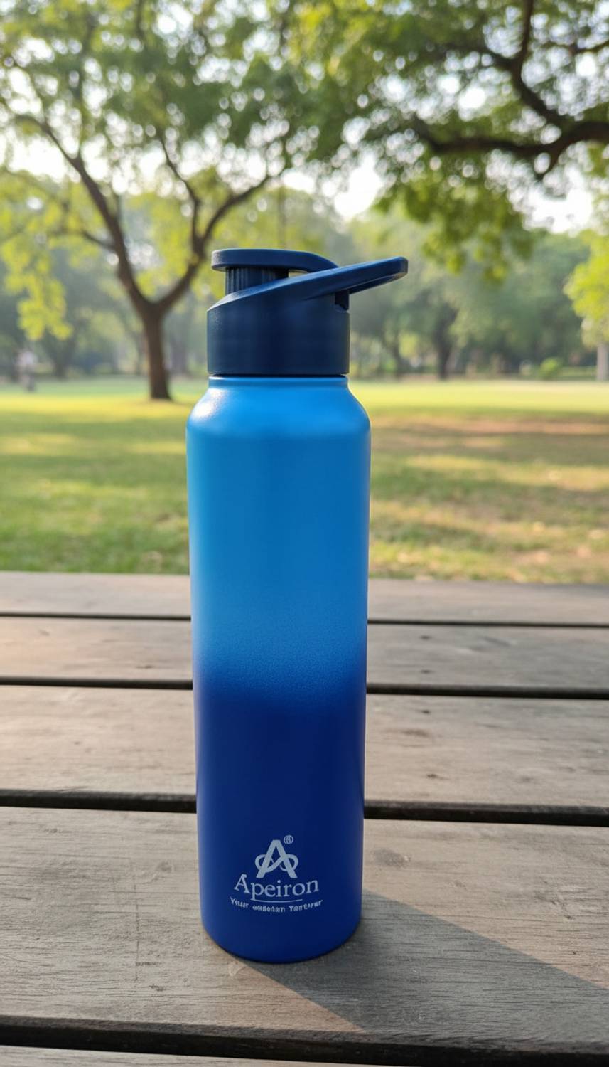 Apeiron Sipper Dark Blue & Light Blue Pk 1 1000 ml Stainless Steel Sipper