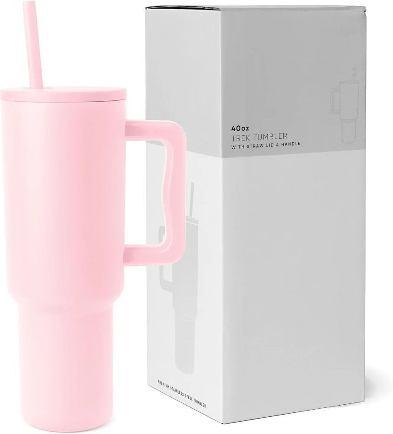 Image of IMPRONOW Stainless Steel Tumbler with Lid and Straws 1200 ml Steel Bottle