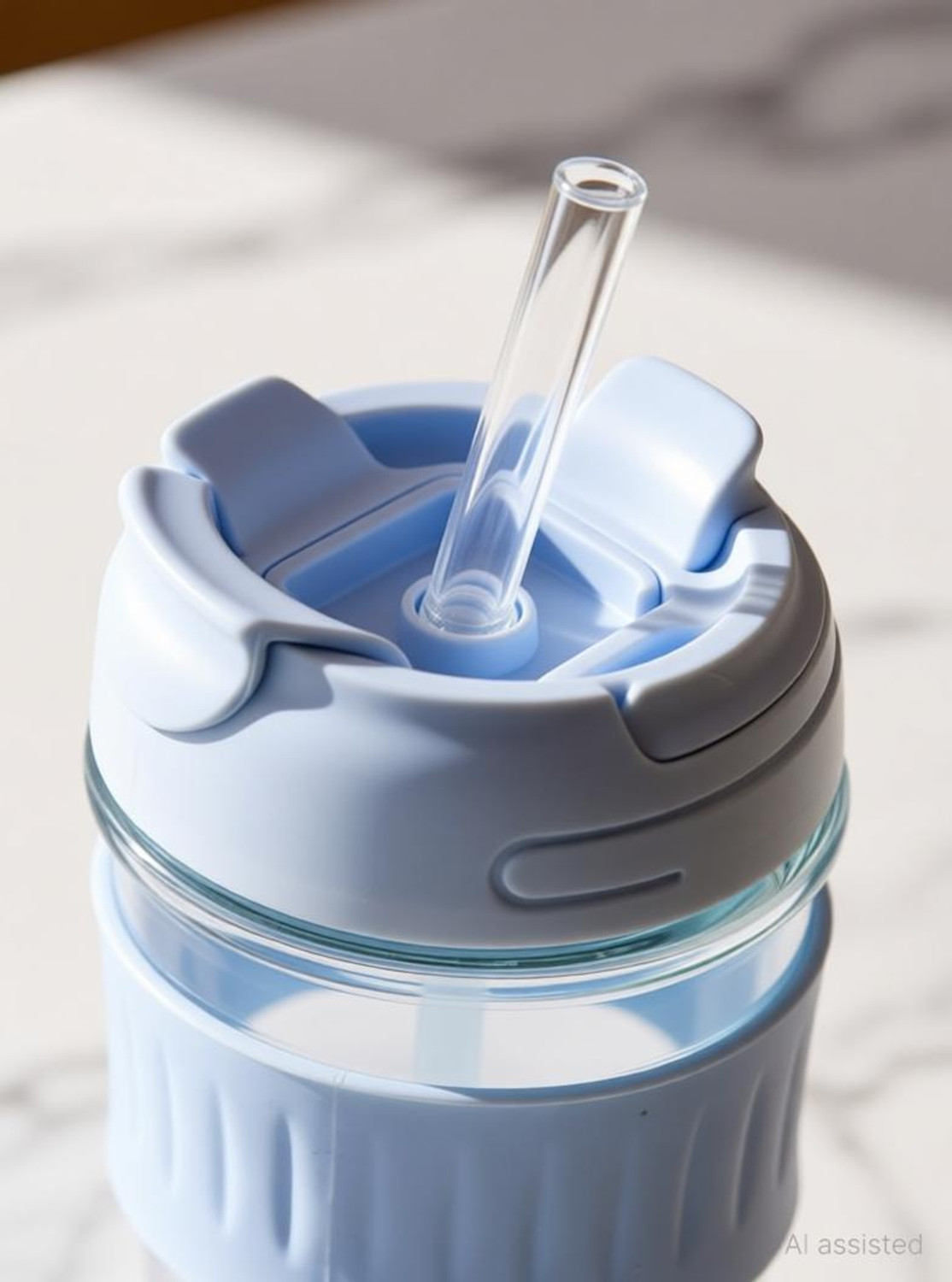 Image of Allo Tumbler With 2-in-1 Lid, Leakproof Coffee Mug Shaker For Office, Home, Travel 350 ml Glass Bottle