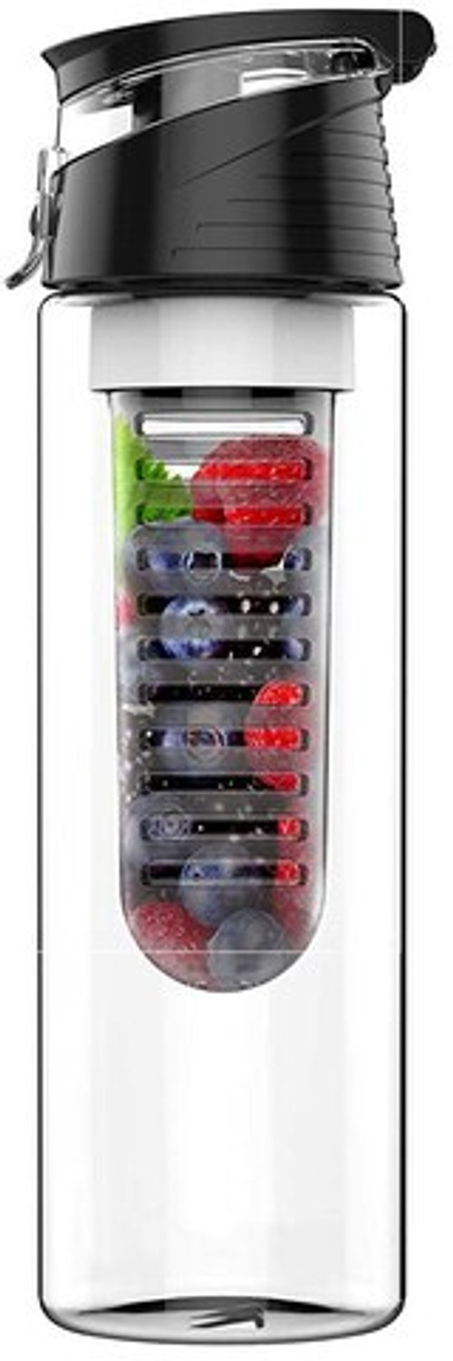 Image of SLBB Fruit Infuser Water Bottle, BPA Free, 750 ML, 25 OZ Weight Loss & Detox 750 ml Plastic Bottle