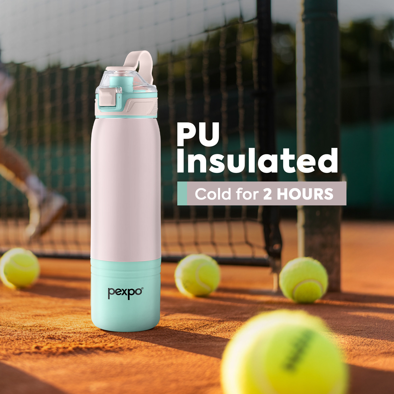 Image of Go24 Amora Insulated Stainless Steel Water Bottle for Kids Narrow Mouth Cap 700 ml Steel Bottle