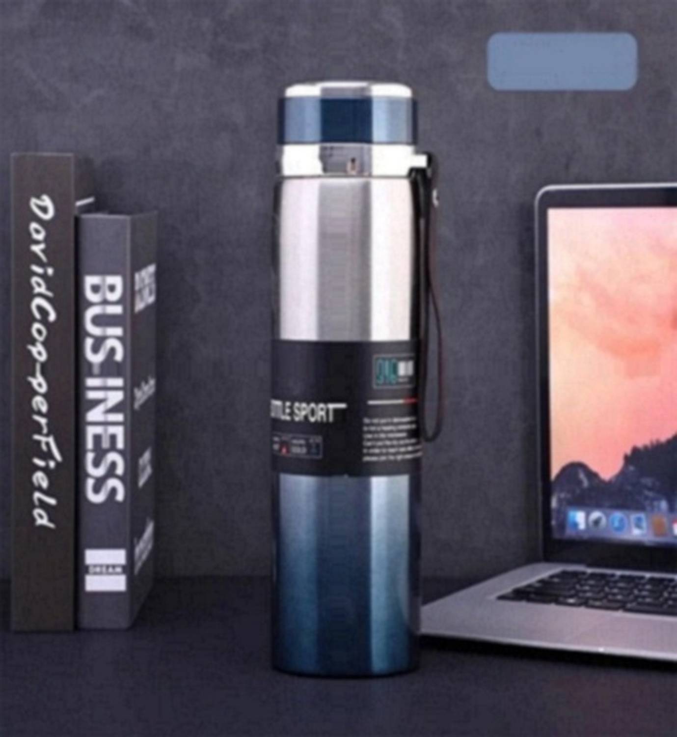 AGHNAYA 1 liter 24 Hrs Hot and Cold ISI Certified Vacuum insulated Water Bottle Espresso 1000 ml Steel Flask