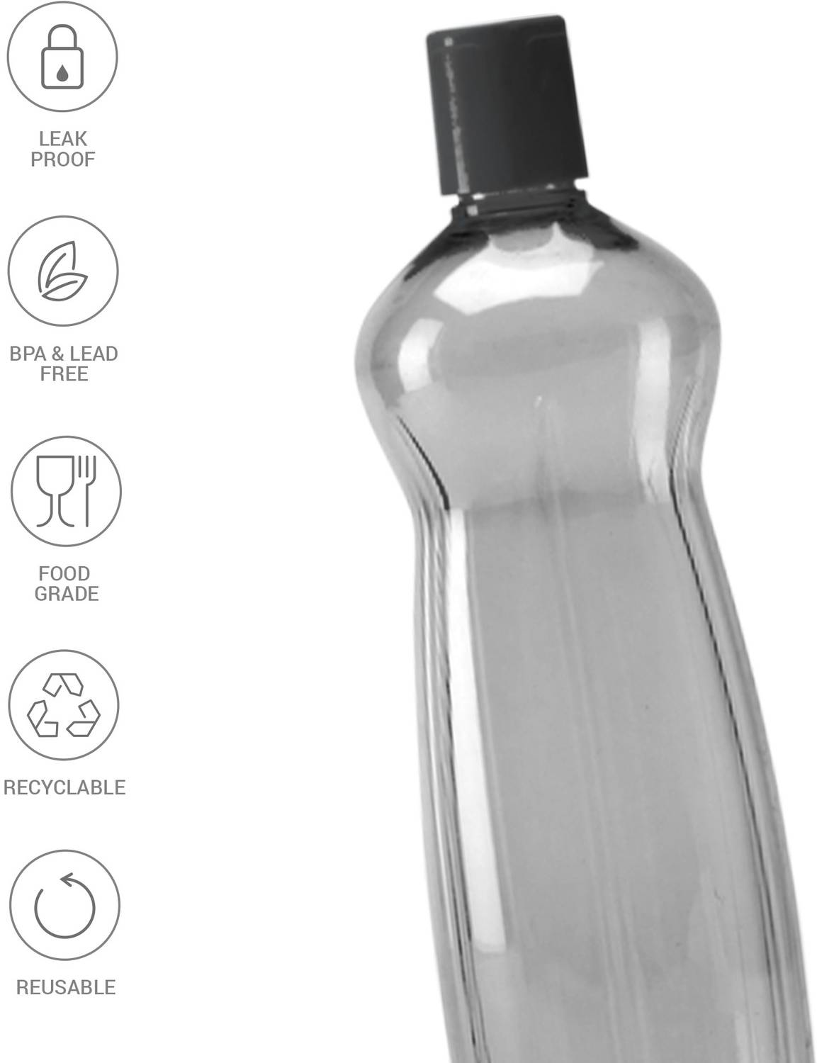 MILTON Pacific 1000 Pet Water Bottles, Pack of 12 · 1 L (12 L total) - Image 2