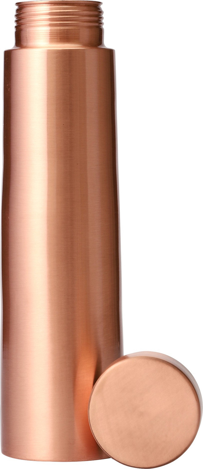 Image of Tambra Vintage Jointless Copper Cylinder - Pack of 2 950 ml Copper Bottle