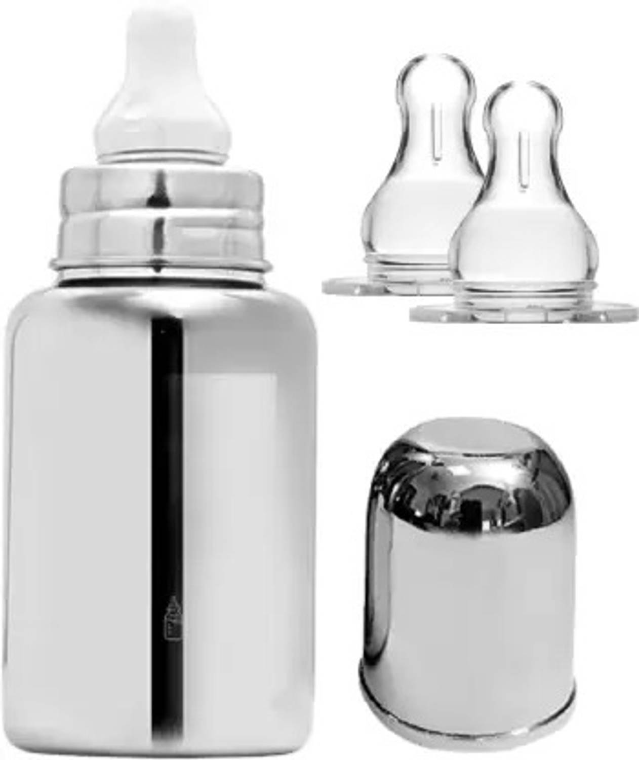 blessings ent BPA FreeRegular StainlessSteel Feeding Bottle for New Born Babies Infant Toddler 150 ml Steel Bottle