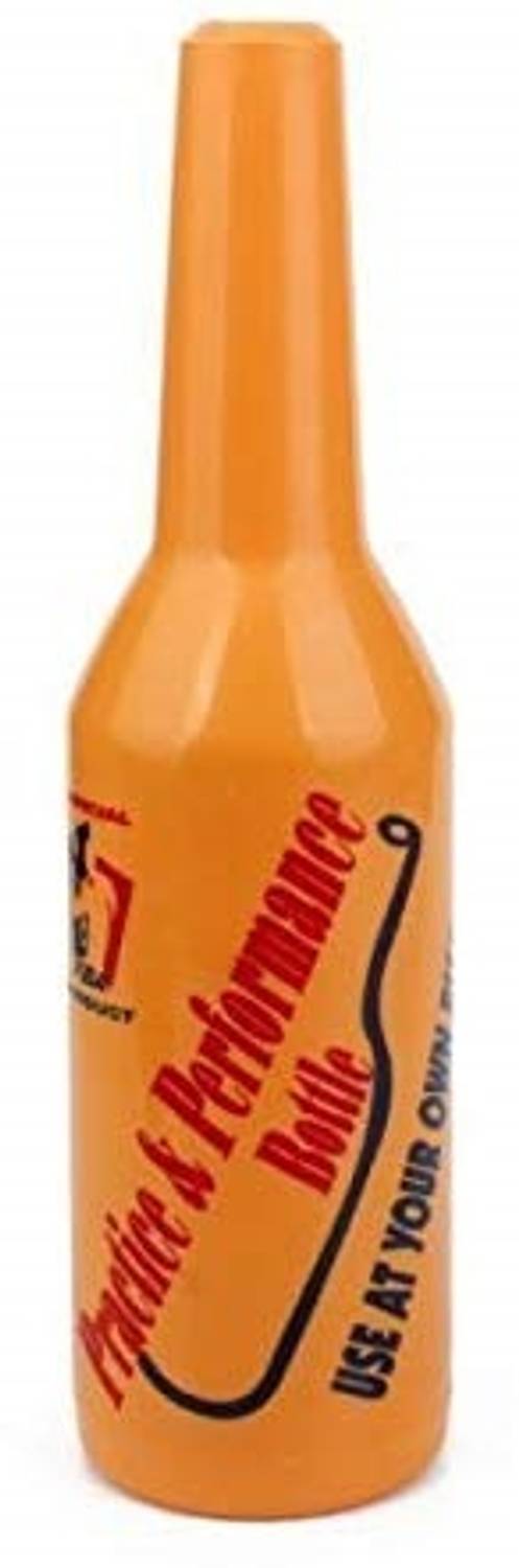 BARETAIL Flair Bartender Practice & Performance Bottle Orange Colour, 700 ml Plastic Bottle