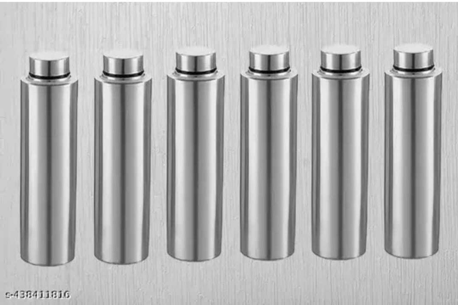 Image of Vikas Metal water bottles 6 pcs 1000 ml Steel Bottle