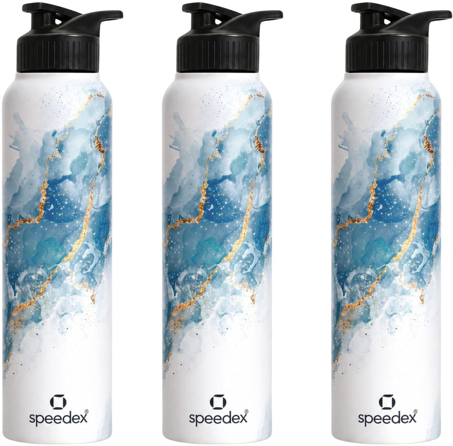 Image of SPEEDEX Water Bottle 1 Ltr 1000 ml, BIS Approved, Leak Proof for Office, School, Gym 1000 ml Stainless Steel Bottle