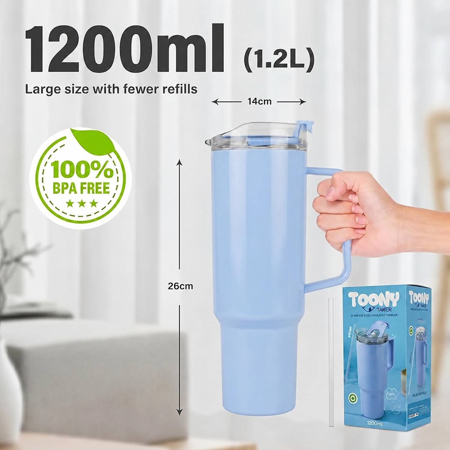 NEXAGOOD Hydration Tumbler 1200ml - Image 4