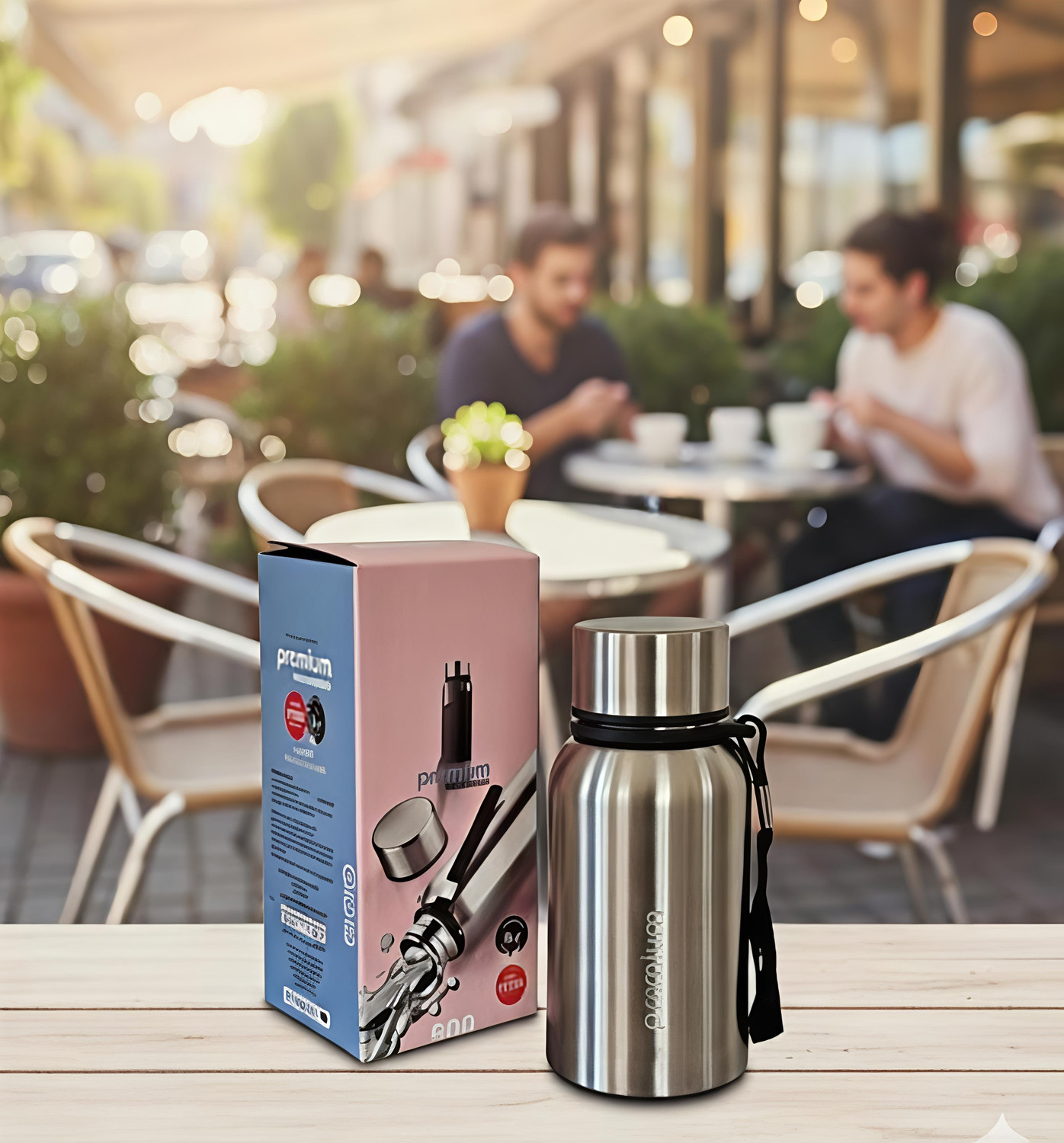 Image of NEKZA Premium Water Bottle 500 ml Stainless Steel Bottle