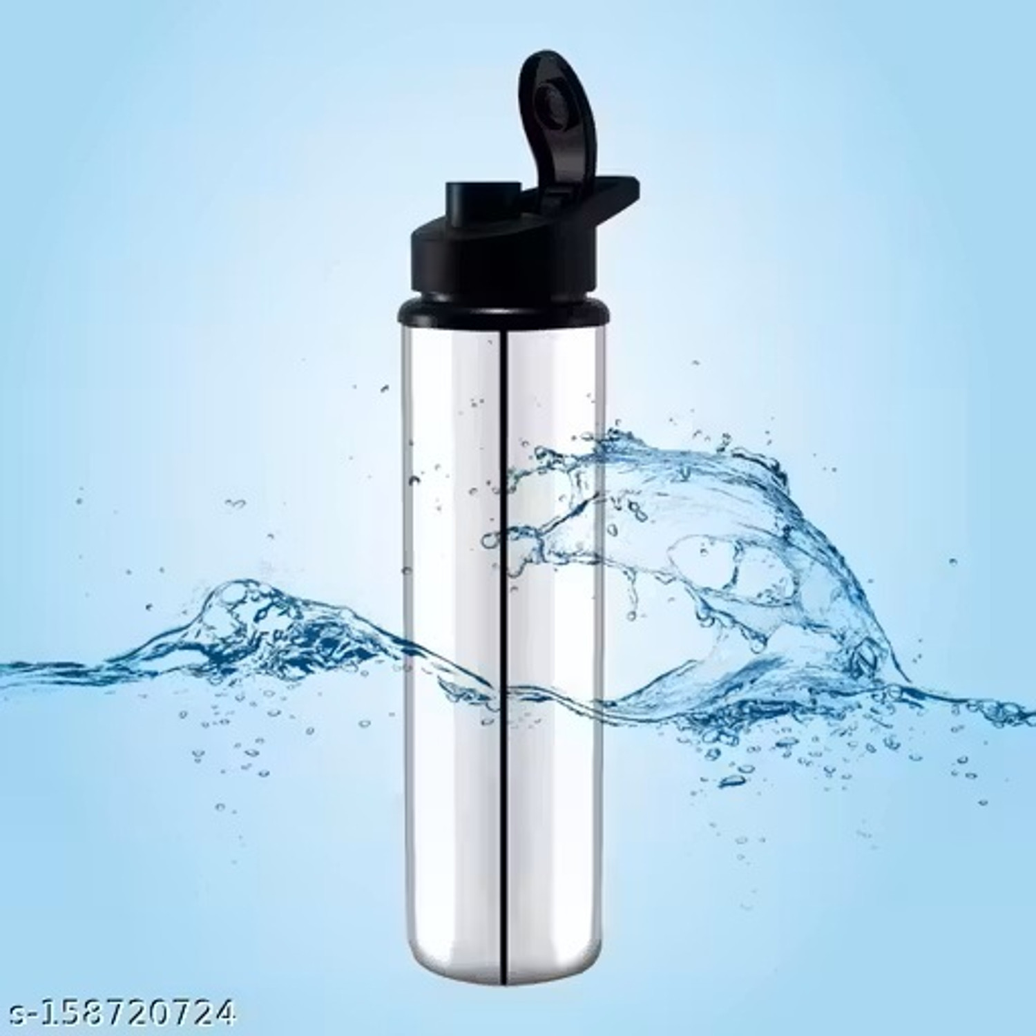 Image of TOPPWARE Stainless Steel Water Bottle with Flip Top Lid | Leakproof, BPA-Free 1000 ml Stainless Steel Bottle