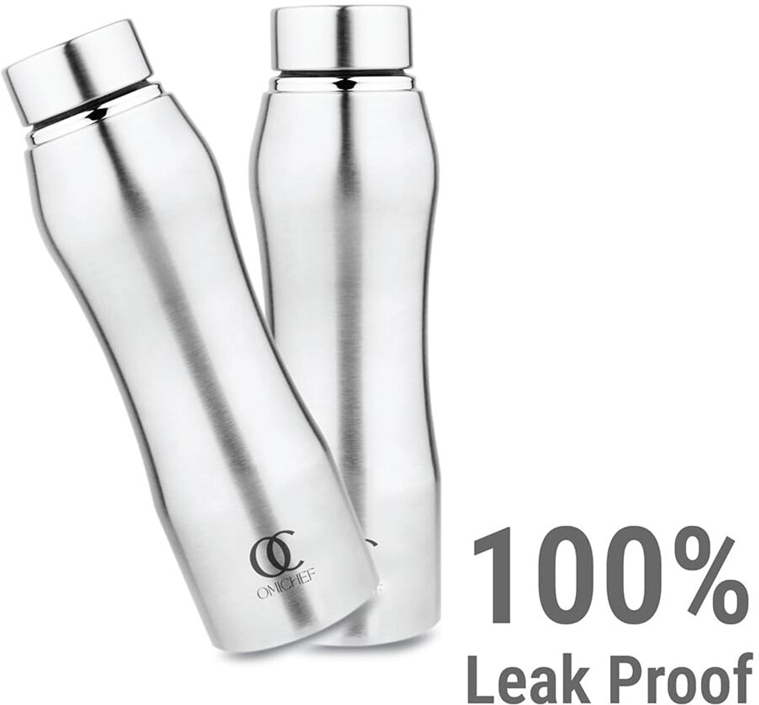 Image of Omichef CURVY BOTTLE 1000 ml Stainless Steel Bottle